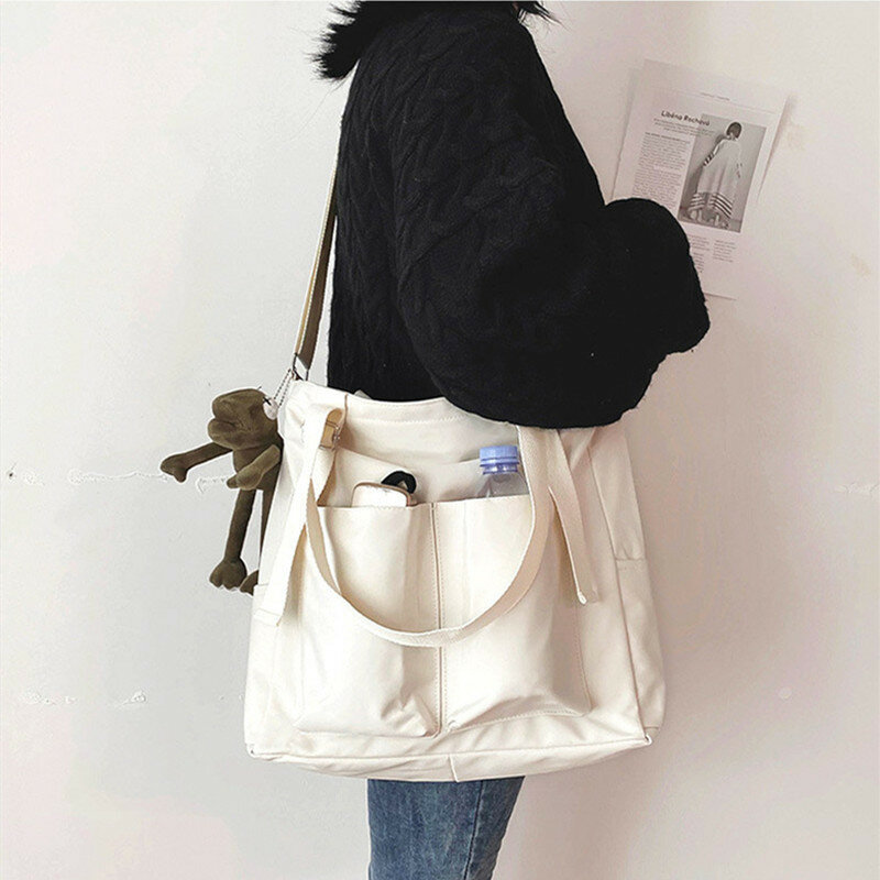 Bolso de hombro de lona para mujer, bolso de mano grande con estampado de jardín de flores Vintage, con cremallera, para ir de compras