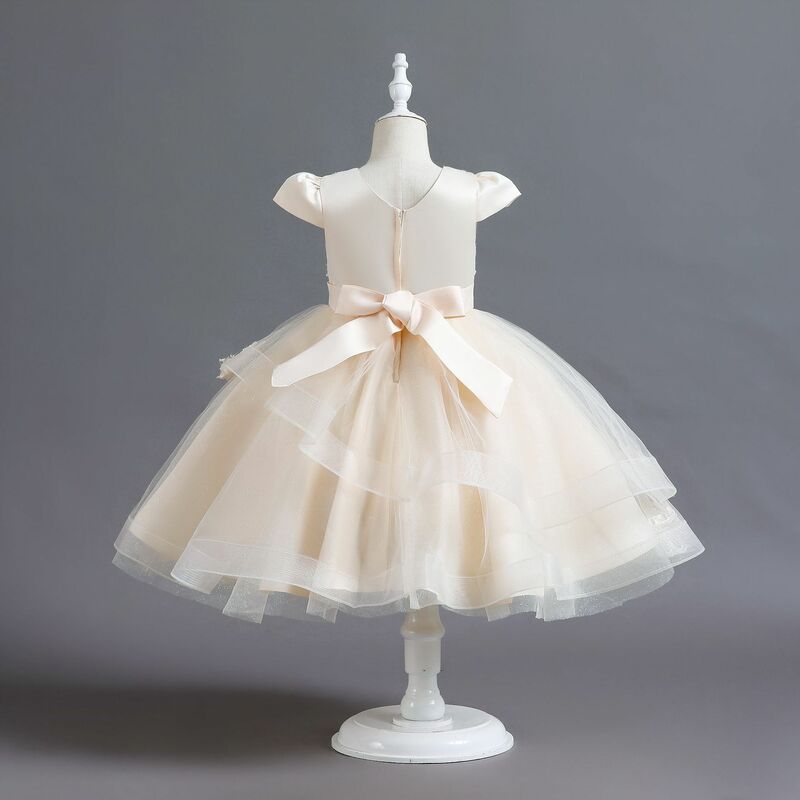 New Children's Clothing Children's Dress Wedding Dress Princess Dress Little Girl Party Host Dress Flower Girl Dress