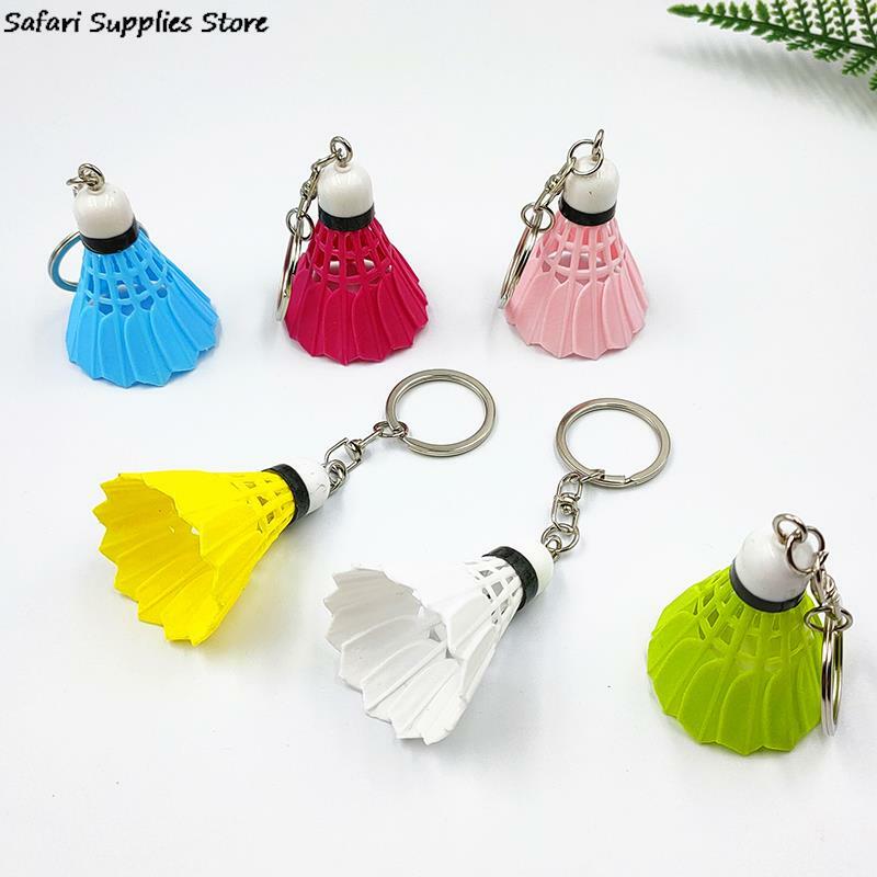 Mini porte-clés de badminton créatif, volant mignon, porte-clés de voiture, pendentif de sac, bijoux cadeaux de club