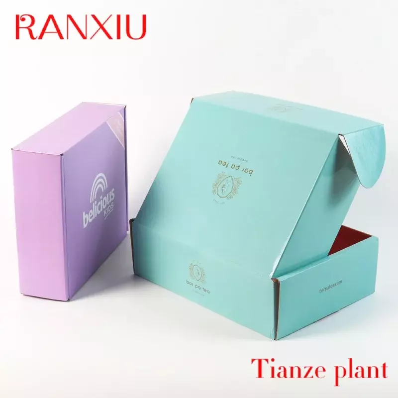 Custom Recyclable Corrugated Paper Foldable Personalized Custom Logo Printed Shipping Boxes Mailer Box