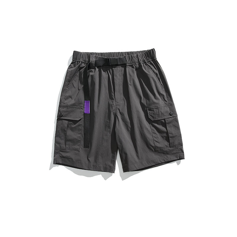 Pantalones cortos deportivos de secado rápido para hombre, pantalón informal de talla grande 3XL, para playa, verano, 2024