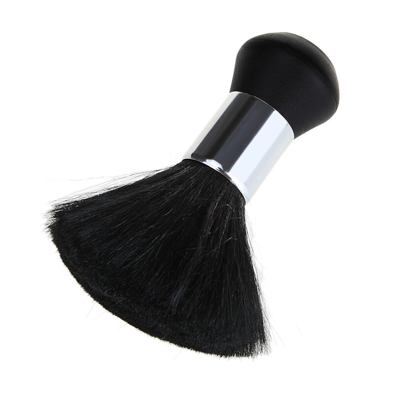 Profissional escova de limpeza do cabelo barbeiro loja pescoço escova alça de plástico para o homem acessórios de corte de cabelo barbeiro ferramentas