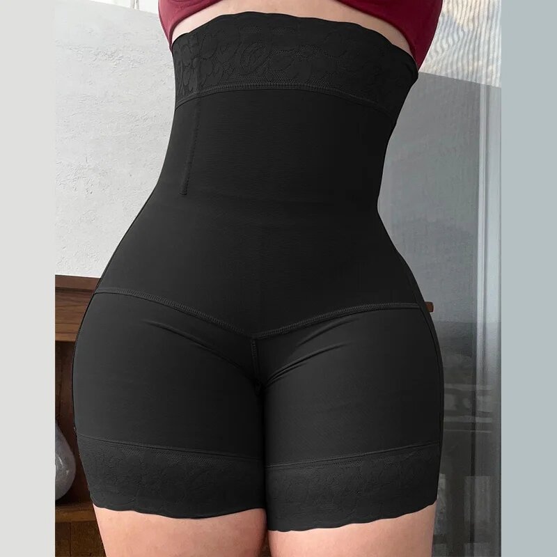 High Compression Natural Butt Lifting Effect Bodysuit Seamless Shapewear Thin Straps Reductive Girdle Woman Fajas Colombianas