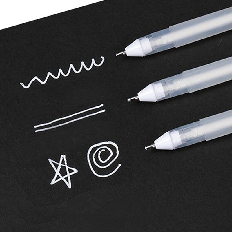 Масляный белый маркер 0,8 мм 1/3 шт., ручки для граффити, водостойкий Перманентный гелевый карандаш, зеркальная ручка для ноутбука