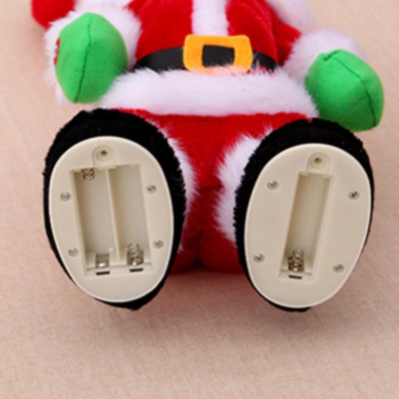 Plush Electronic Santa Claus Doll Robot Dancing Musical Toy Twerking Singing Christmas Home Decor For Children Christmas Gift