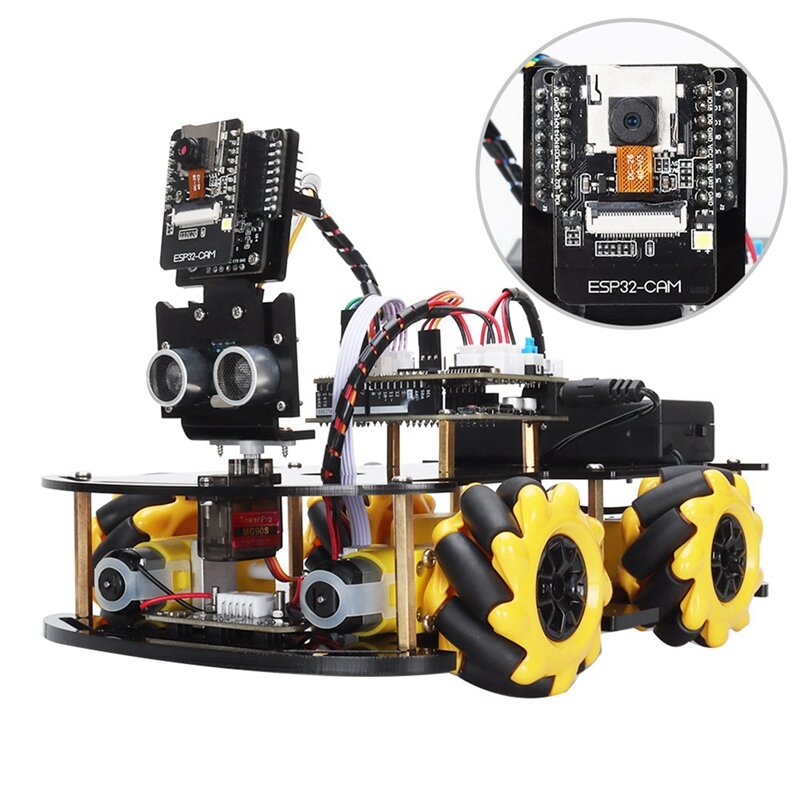 Kit per auto con avviamento robotico apprendimento e sviluppo Kit completo di automazione intelligente come mostrato in plastica per la programmazione Arduino