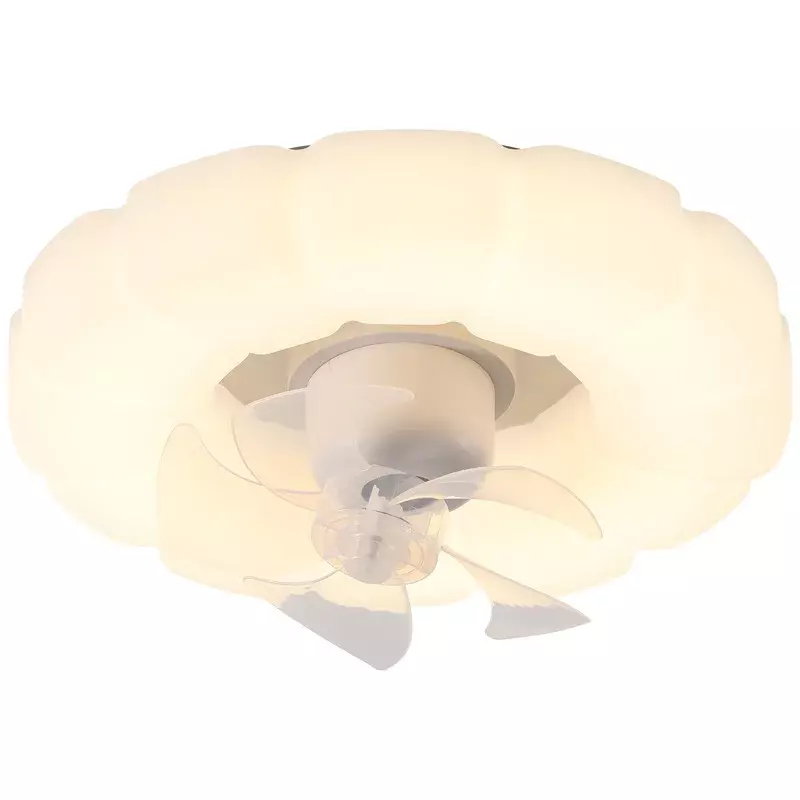 Full spectrum ceiling fan with led light cool wind eye protection bedroom light Nordic children bedroom ventilateur ceiling fan