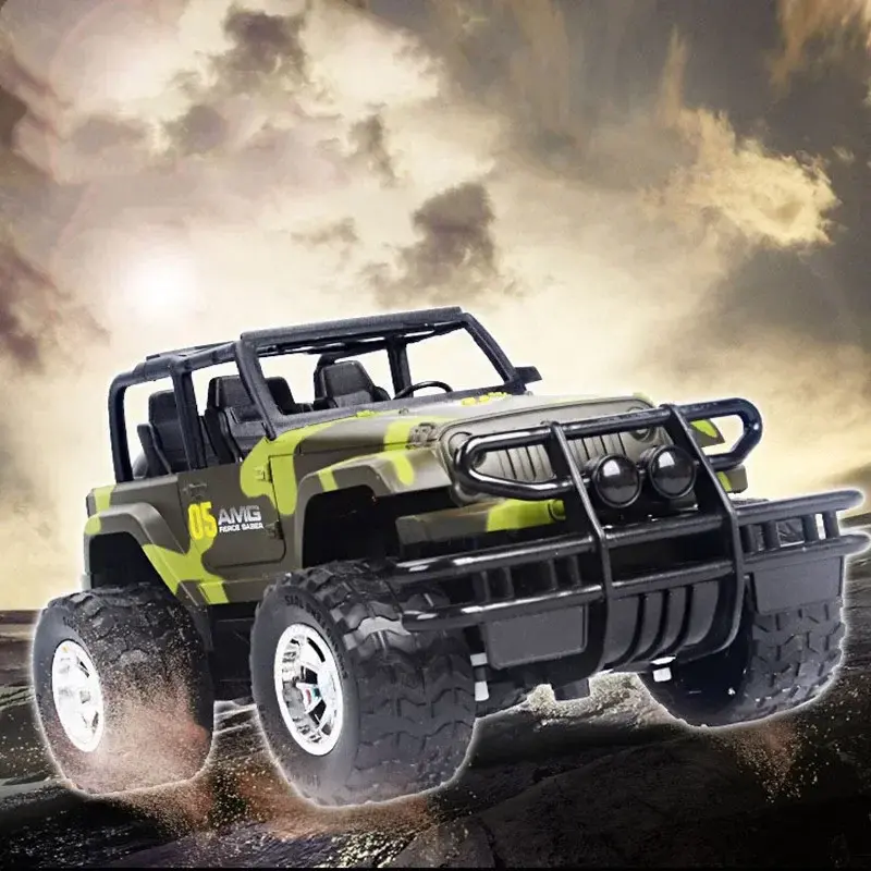 1:18 RC Jeep Drift Speed Radio Car SUV Truck Military Remote Control Off Road Vehicle Steering Wheel RC Jeep Vehicle Car Toys