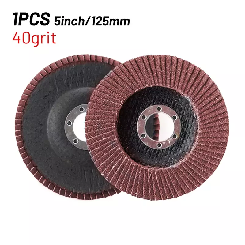 1pcs Flap Discs Grinding Wheel Angle Grinder Sanding Disc 40-120 Grit For Carbon Steel Alloy Steel Fast Cutting Grinding