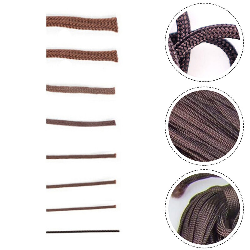 Trançado Nylon Thread Peixe Tackle Rope, Rod Tip Rope, Pólo Corda, Acessórios de Pesca, 0.8cm Comprimento, 0.8mm-3.0mm, Brand New