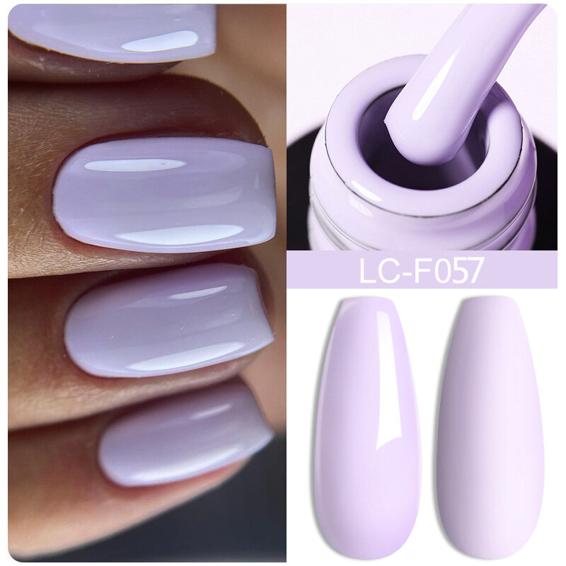 LILYCUTE Pink Purple Color Gel Nail Polish Spring Summer Semi Permanent For Manicure Soak Off Nail Art Gel Varnish