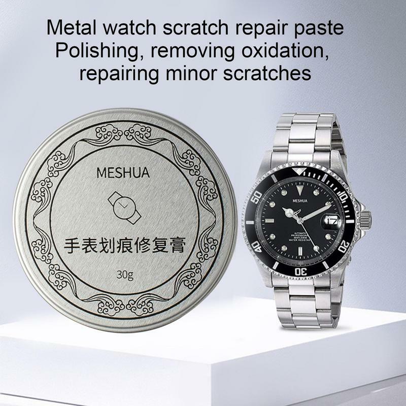 Zegarek kryształowy narzędzie do usuwania rys skuteczny środek do czyszczenia zegarków i zestaw do polerowania szybka naprawa do naprawy zegarków narzędzi i zestawów akcesoria do zegarków