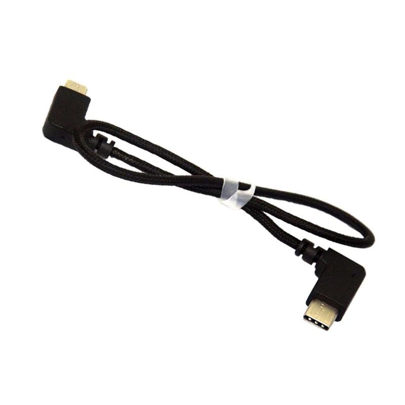 Cable tipo C trenzado de nailon, accesorio para controlador de Dron DJI Spark y Mavic, 29cm