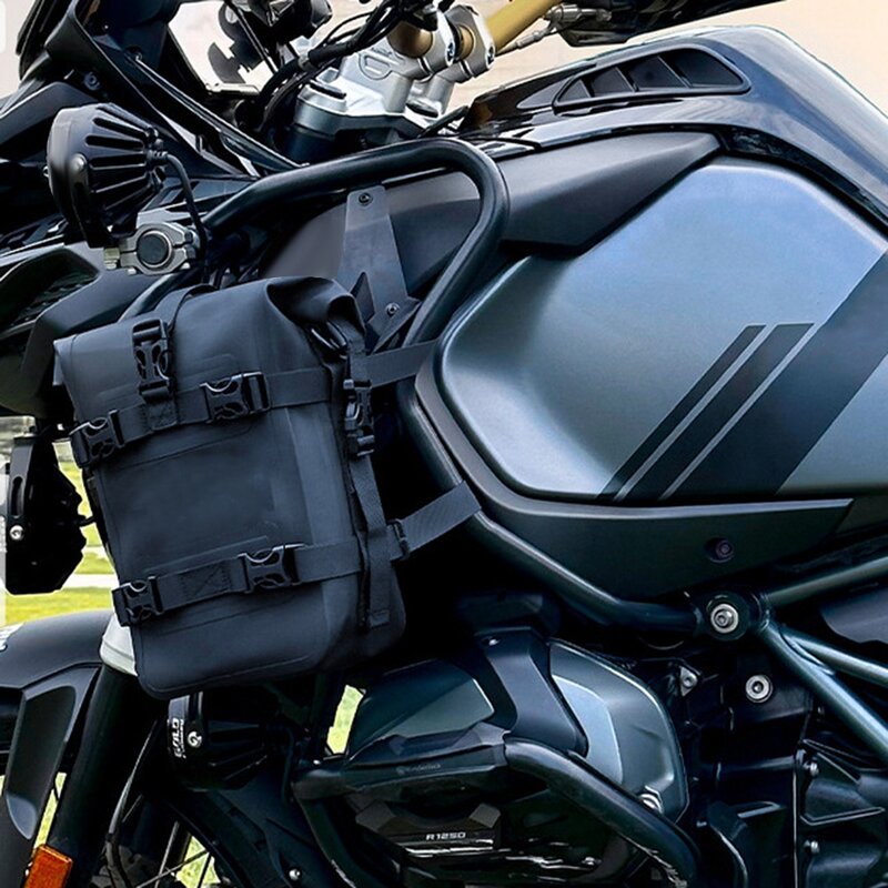 Tylny bagażnik motocyklowy torba do przechowywania pnia wodoodporna torba zderzak motocyklowy z paskiem na ramię