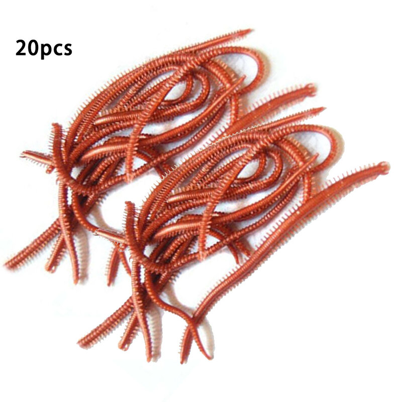 10/20PCS/Lot Artificial Sea Worms 135mm Soft Fishing Lures Soft Bait Lifelike Fishy Smell Lures