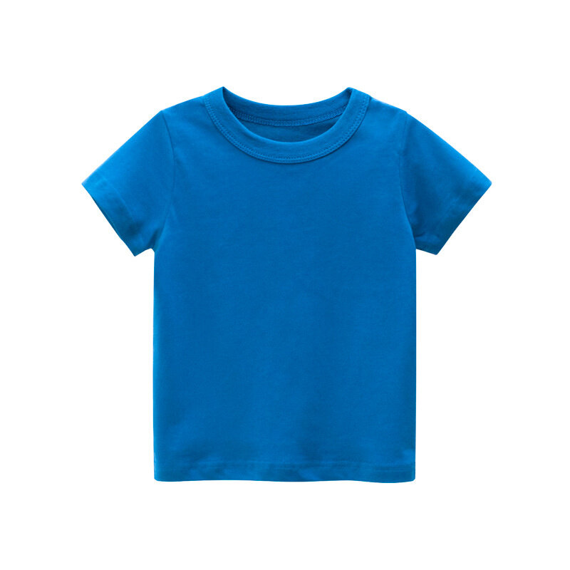Новое поступление, Детские футболки для мальчиков и девочек, хлопковая одежда, летние детские футболки с коротким рукавом, топы, костюмы, рубашки