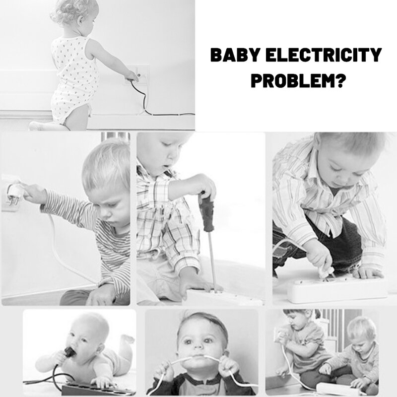 Juste de protection pour prise de courant électrique, protection de sécurité, soins pour bébé, protection anti-choc électrique, 1-30 pièces