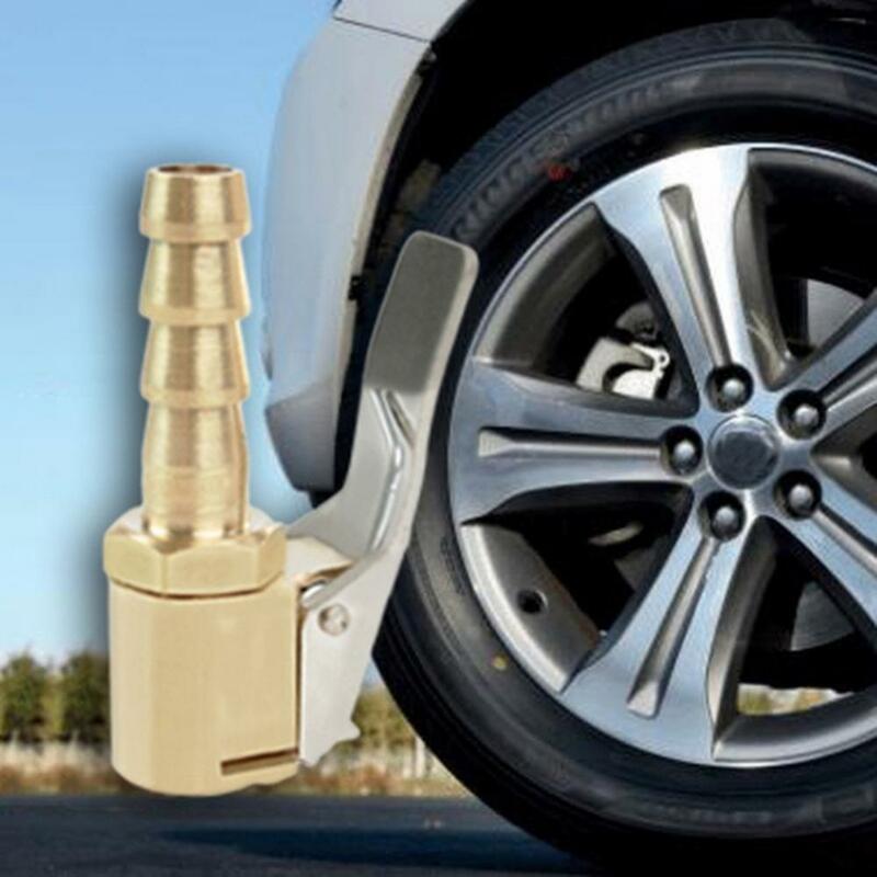 Воздушная насадка, латунный портативный надувной насос, велосипедный воздушный патрон для шин, соединительный клапан насоса, адаптер, часть клапана колеса шины