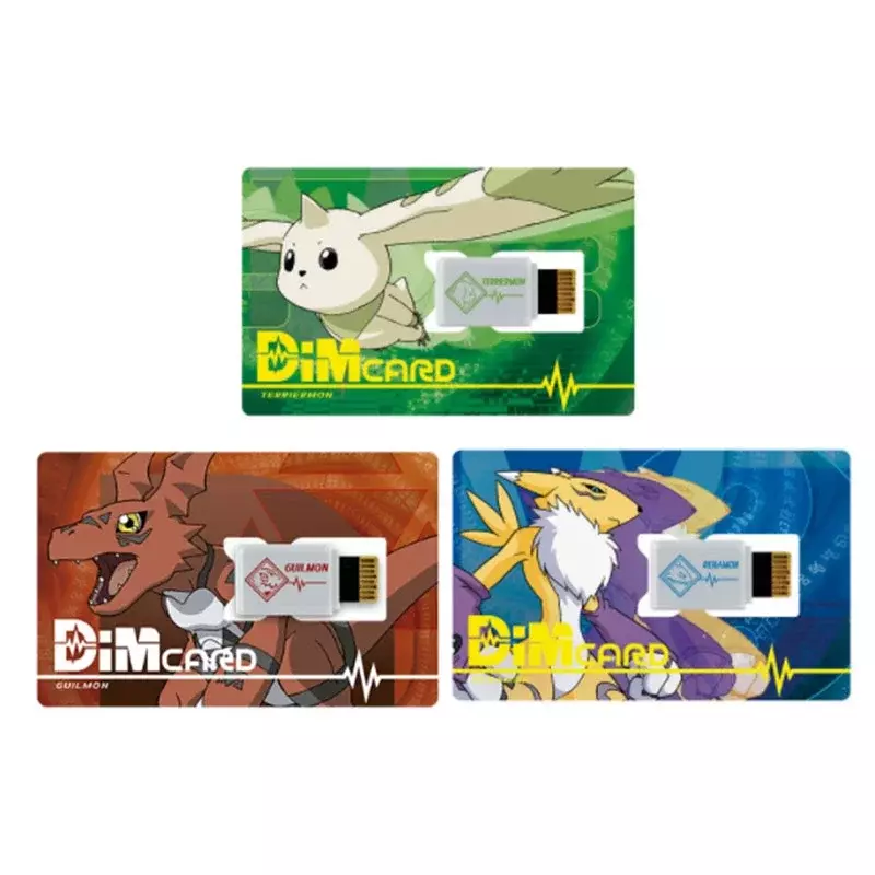 بطاقة ذاكرة معتمة أصلية من Bandai سوار حياة مغامرة Digimon سوار حيوي ميداروت أغومون لعبة هدايا للأطفال