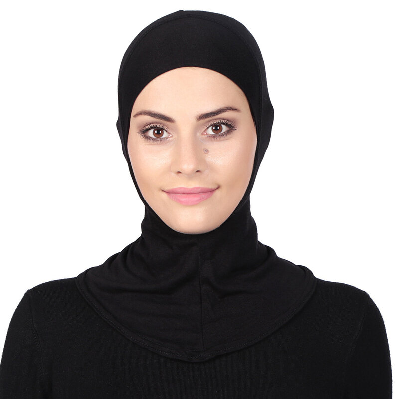 Inja bonnet女性のための漂白されたスカーフ,インナーキャップ,フルカバー,イスラムの髪のための光沢のあるヘッドカバー