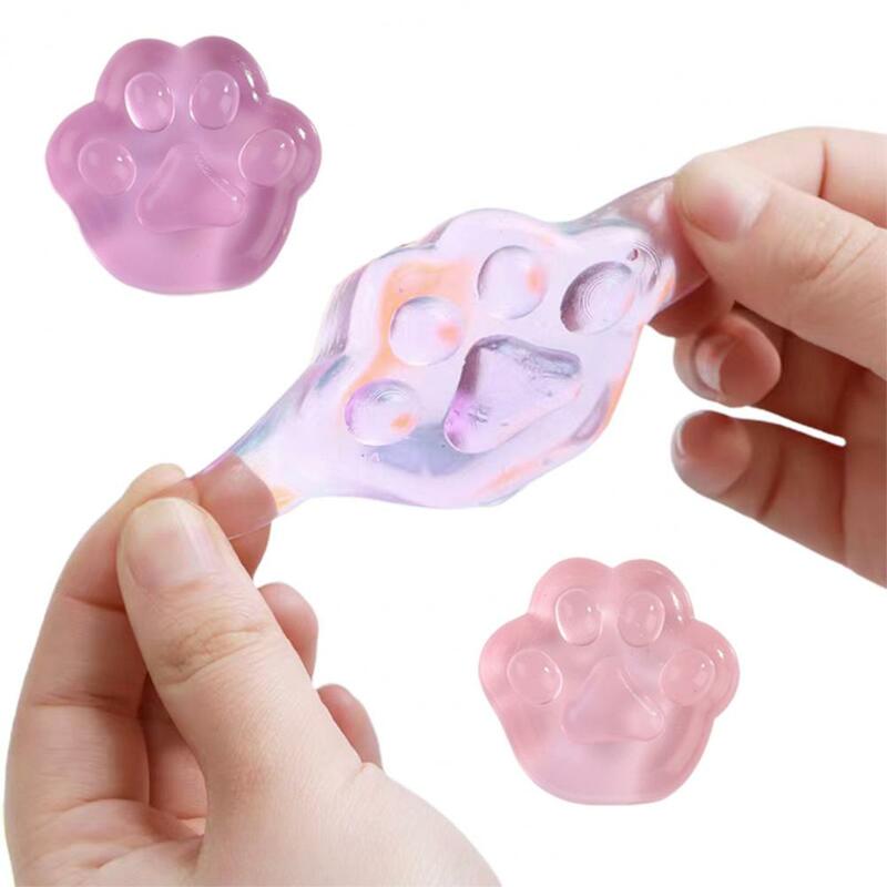 Squeeze Fidget Toys 3Pcs Cute Mini Cute Cozy Touch spremitura sensoriale Cat Paw Anti-stress Toy Candy Bag Filler