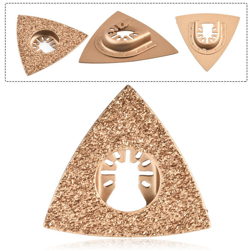 Hartmetall-Dreiecks feile oszillieren des Sägeblatt Hartmetall-Multi werkzeug für korn gefüllte Fliesen Keramik-Mehrwerkzeug-Sägeblatt