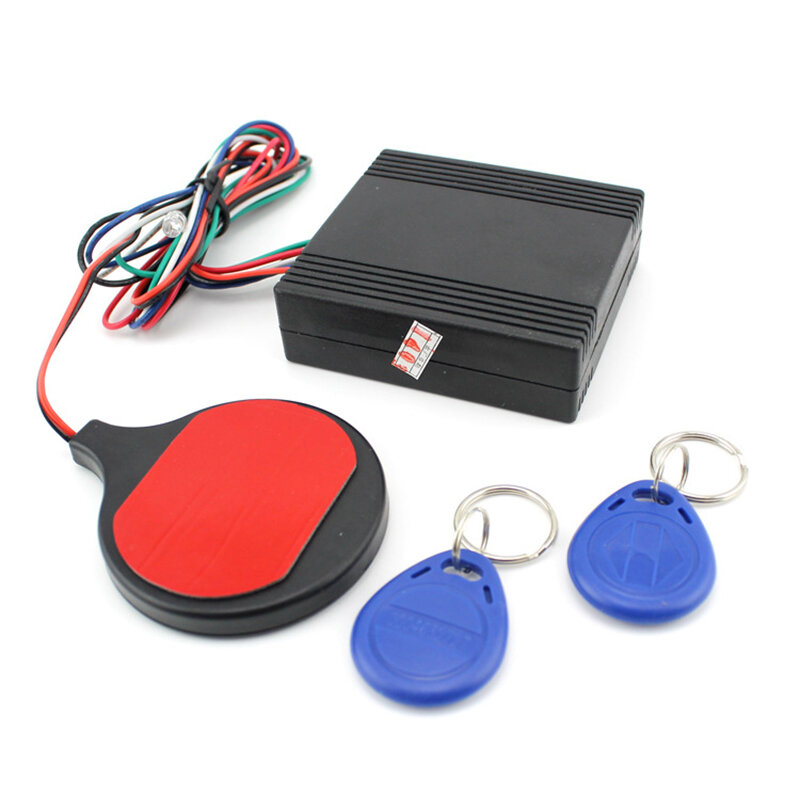 Anti theft Motorcycle Hidden lock system with Engine Cut Off immobilizer IC card Alarm induction invisible anti-steal lock