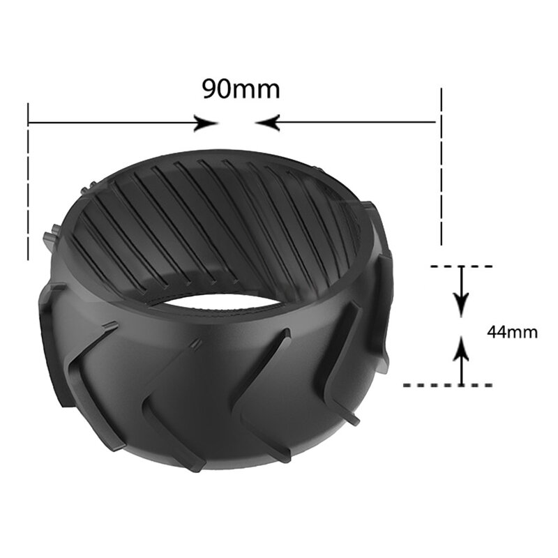 Evenlinkics Wheel Protection XL For Worxs Landroid Front Wheel Profile Raising Cover M500 M700 S300 Plus Profile Tuning Traction
