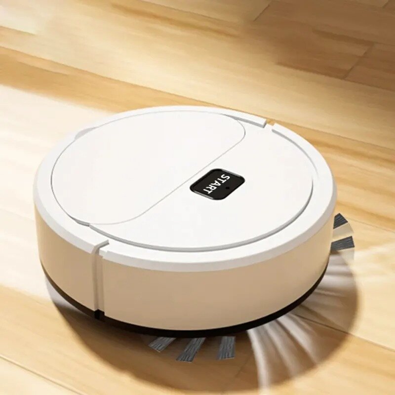 Robot penyapu otomatis penuh menyapu penyedot debu mengepel lantai Mini pembersih penggunaan rumah Lazybones cerdas 3 In1 penyapu