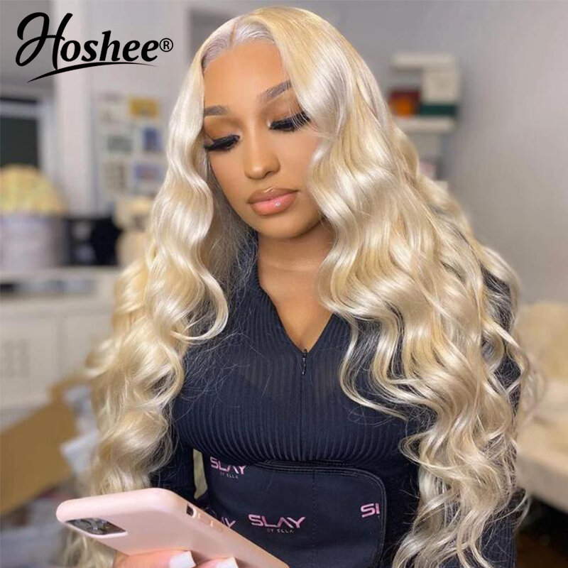 Honey Blonde Colored Deep Body Wave13x4 HD Transparent Lace Front 100%Human Hair Wigs Brazilian Glueless Frontal Wig For Woman