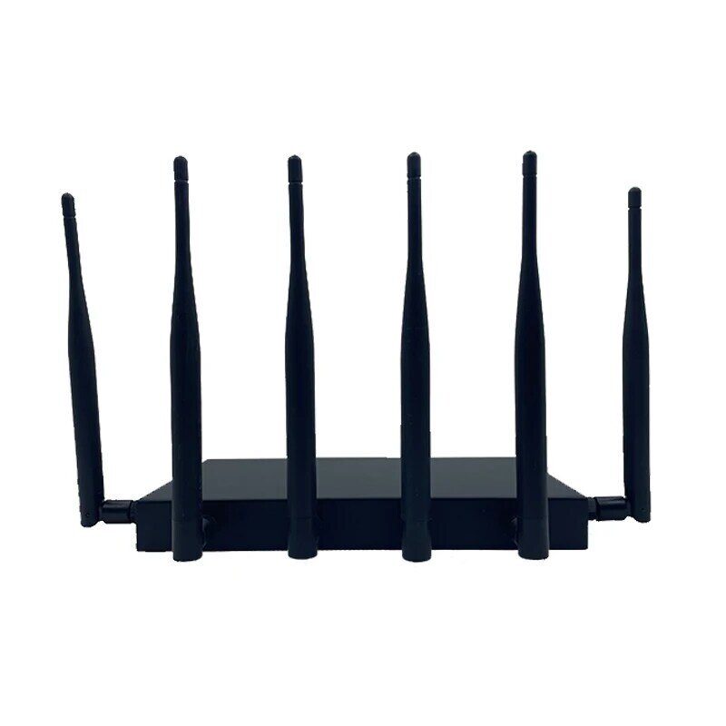 HUASIFEI Gigabit Dual Band WIFI6 4g5g Lte Router M2อินเทอร์เฟซ1800Mbps 4G Wifi Router กับซิมการ์ดสล็อต6 * 5dBi เสาอากาศ