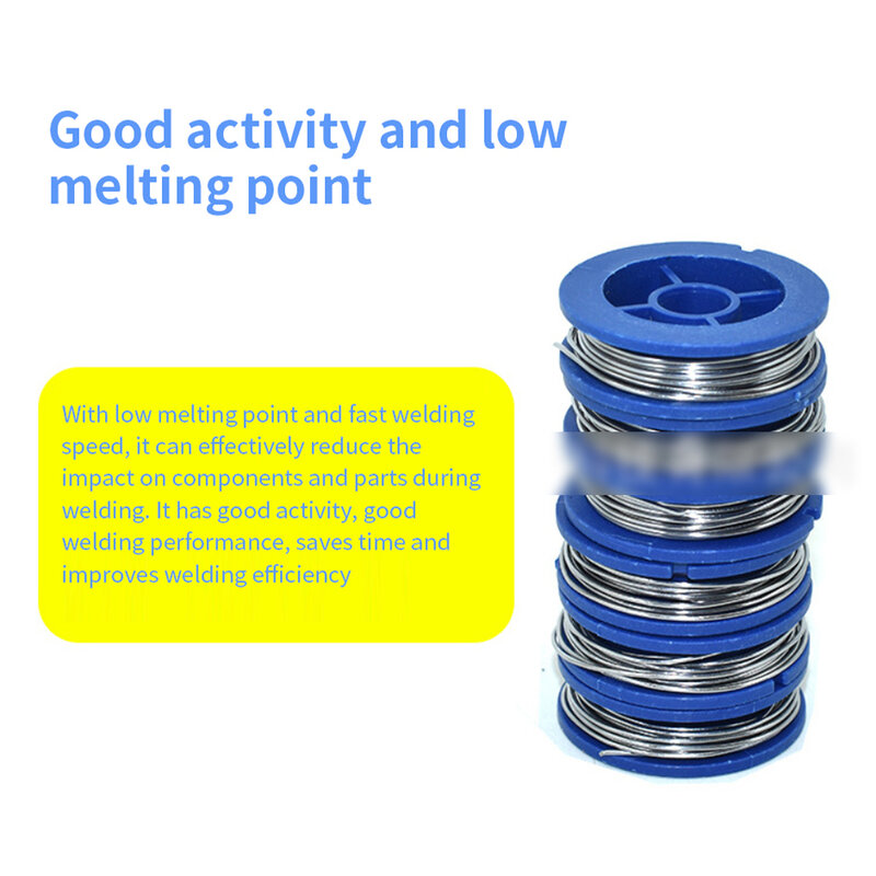 5cm * 5cm * 5cm Small Accessories Tin Hole Soldering Wire Small Roll Coil Tin Wire Electric Soldering Iron Set