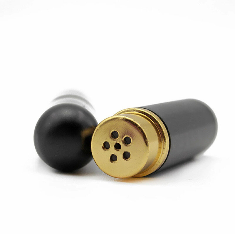 2 Stuks Nasale Inhalatoren Voor Etherische Oliën Aromatherapie Blanco Aluminium Tubes Met Vervangende Lonten