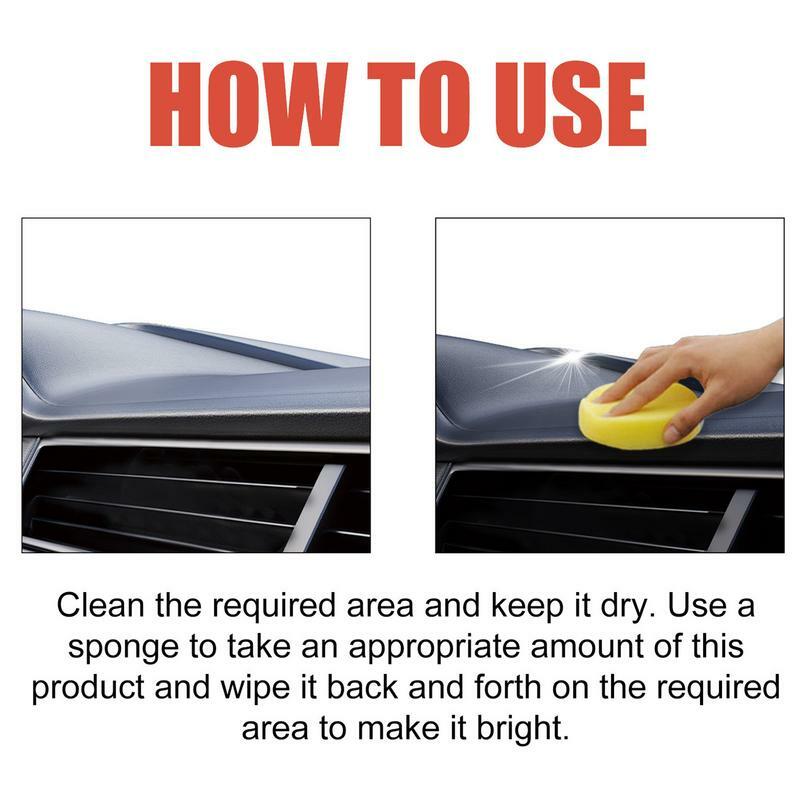 Deska rozdzielcza środek czyszczący do samochodu środek ochronny wnętrza narzędzie do usuwania rys szybki Detailer skuteczny odplamiacz i krem do detalowania pojazdu