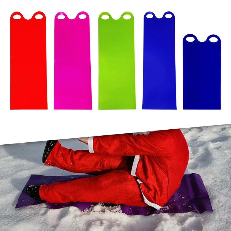 Snow Board Mat Snowboard Sled Roll up Sled Flexible Snow Sled Flying Carpet with Handles Sand Sled Snow Sledding Equipment