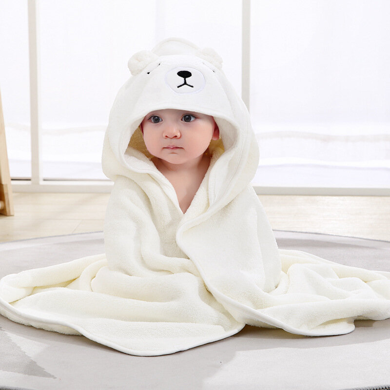 Bebê recém-nascido Macio Envoltório Cobertor, Manto Quente, Toalha de Banho Infantil, Swaddle Infantil, Coral Fleece, 0-12 Mês, 80x80cm