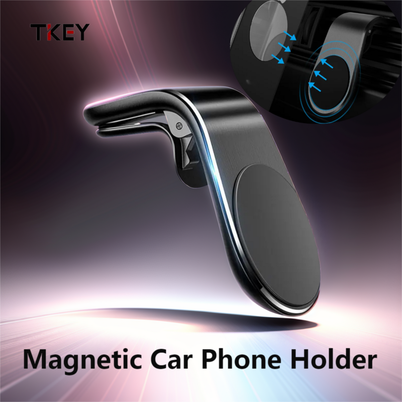 Magnetic Car phone Holder Stand For xiaomi redmi note 9a mi note 8 360 Metal Air Vent Magnetic Holder in Car GPS Mount Holder
