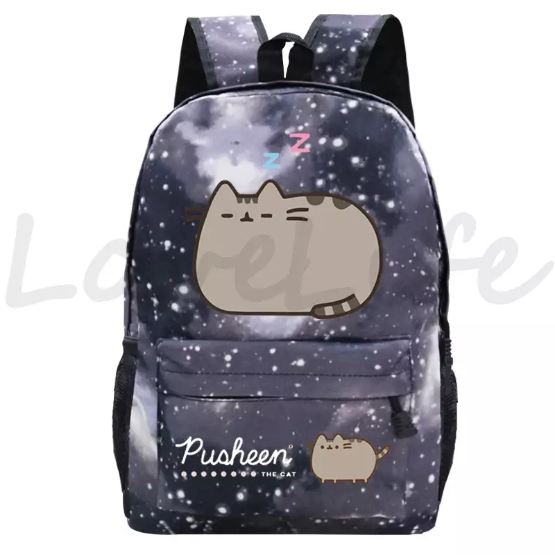 Детский Школьный рюкзак с мультяшным котом, детские школьные ранцы с рисунком аниме, ранцы для мальчиков и девочек, рюкзак, рюкзак 16 дюймов