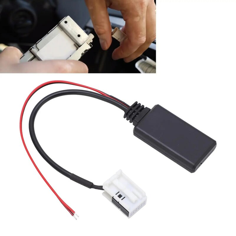 For Car Music Receiver Aux Radio Cable Stable Data Transfer Wear Resistant Temperature Resistant