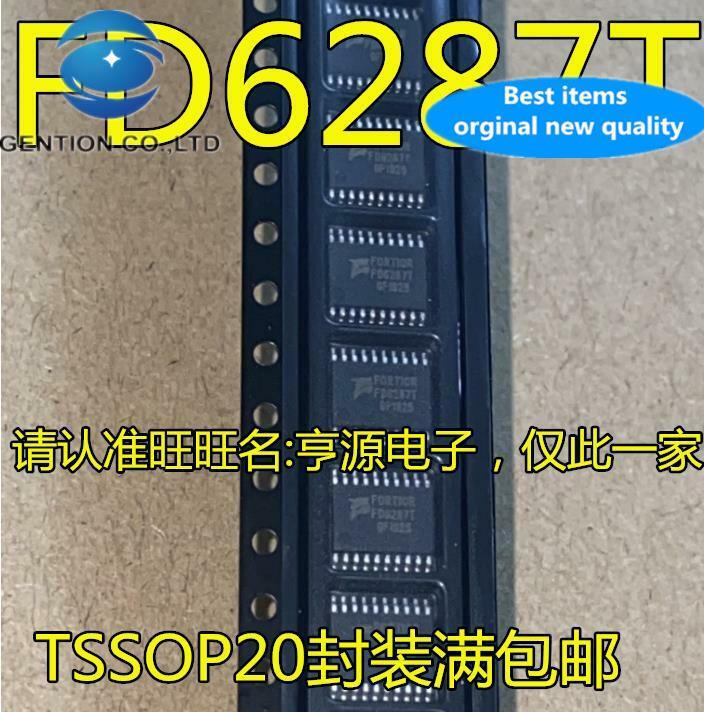 20Pcs 100% ต้นฉบับใหม่ FD6287 FD6287T SMD TSSOP20 250V 3เฟส Gate Driver ชิป