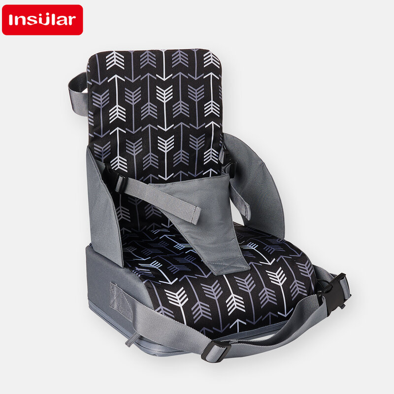 INSULAR-Almofada de altura portátil para crianças, Cadeira dobrável, Baby Dining Products