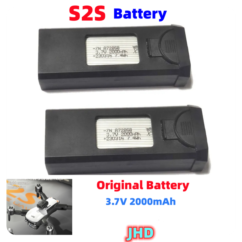 Jhd original lsrc s2s batterie für s2s batterie 2000mah s2s mini drone batterie s2s rc qudcopter original batterie