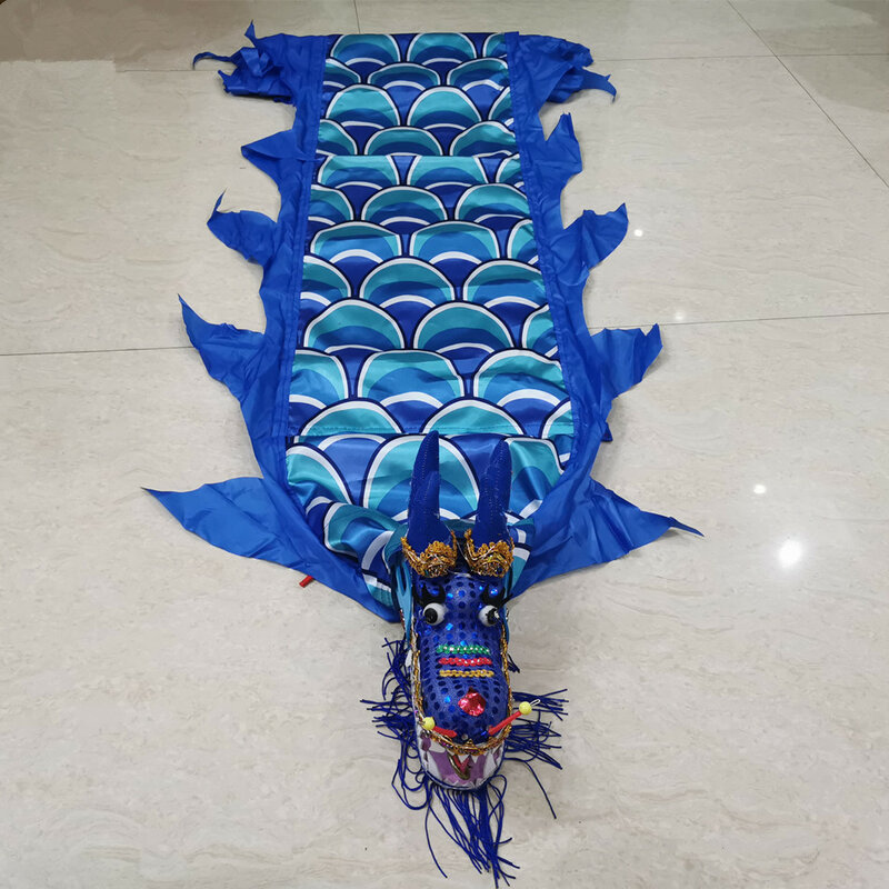 Ruban de brevdu Dragon Chinois pour Enfants, 50 Styles, Sans LED, Cadeaux de Festival, Spectacle Sв, Mouvement Carré, Largeur 54cm