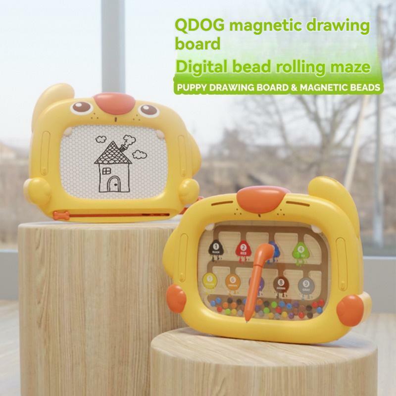 Placa de Viagem Magnetic Dot Art, Brinquedo Montessori, Grande Dot Art Magnético, Habilidades Motoras Finas