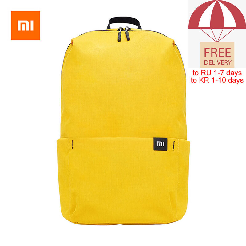 Xiaomi-mochila Mi Original para hombre y mujer, morral impermeable de 7L/10L/15L/20L, colorida para ocio diario, mochila de viaje deportiva urbana, envío directo