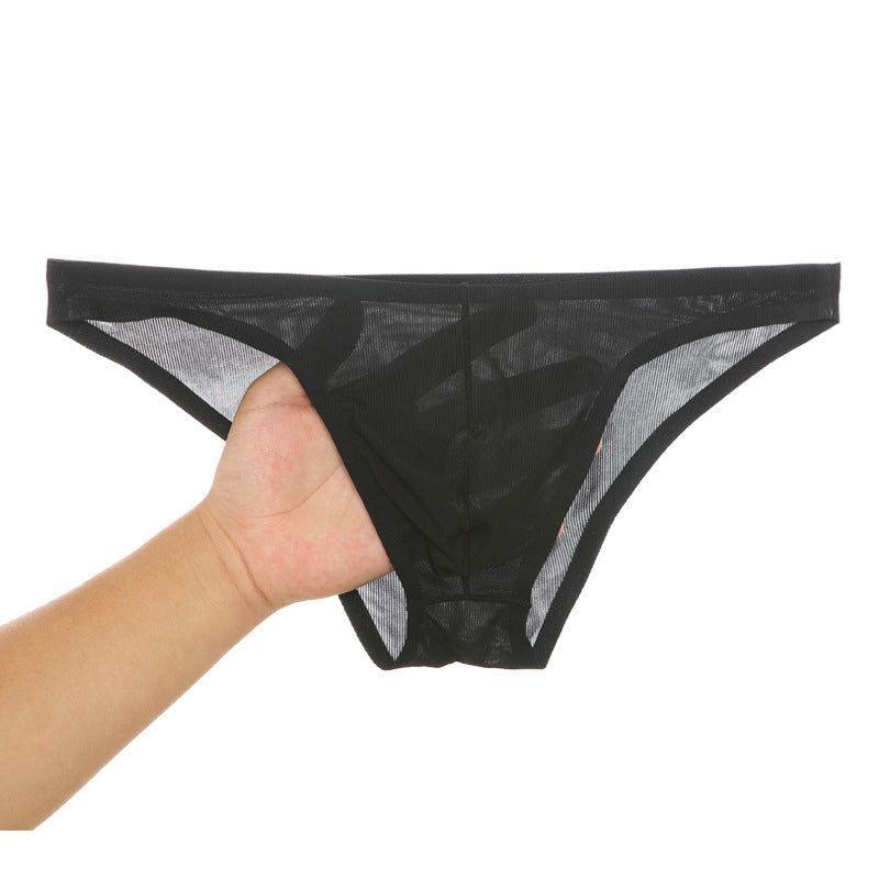 Ice injSeamless-Slip ultra fin et transparent pour homme, culotte respirante, sous-vêtement bikini, jockstrap
