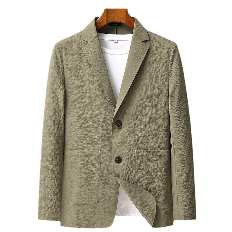 V1311-Men's casual spring and autumn suit, men's loose coat