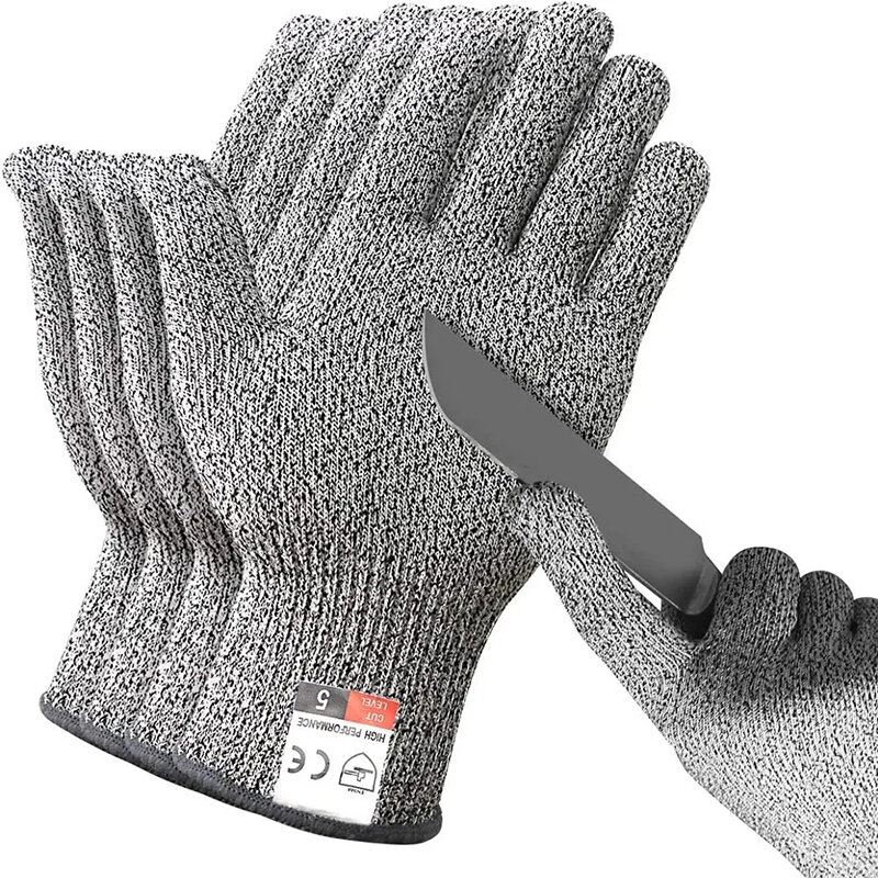 Hppeレベル5安全アンチカット手袋高強度業界キッチンガーデニングスクラッチ防止カットガラスカッティング多目的