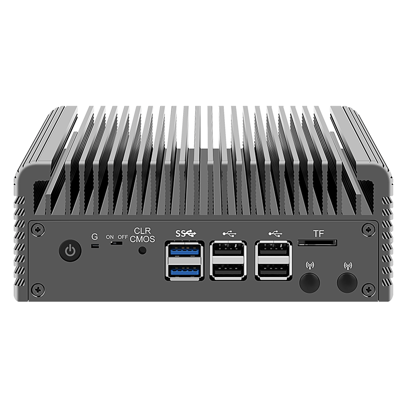 Mini PC Intel Firewall de 12ª generación, Alder Lake i3 N305, 8 núcleos N200 N100, enrutador suave sin ventilador Proxmox DDR5, 4800MHz, 4xi226-V, 2,5G