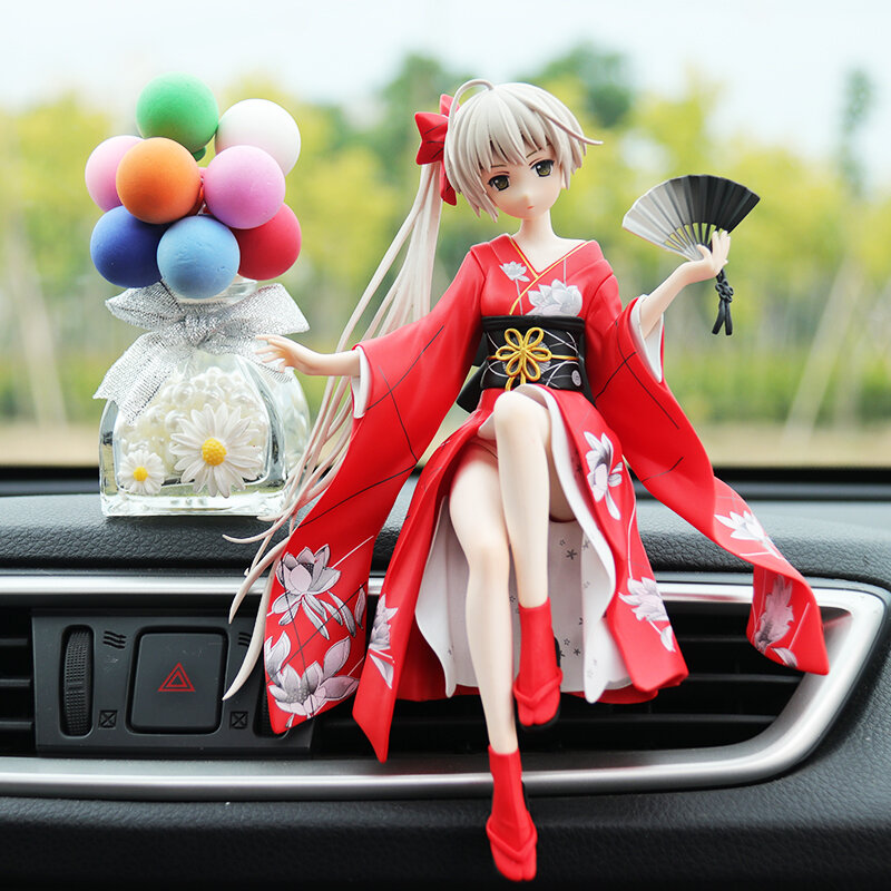 Japan Anime Figuur Kasugano Sora Figuur Pvc Actie Collectie Zitpositie Kan Veranderen Handen Gratis 3M Gluemodel Speelgoed Geschenken